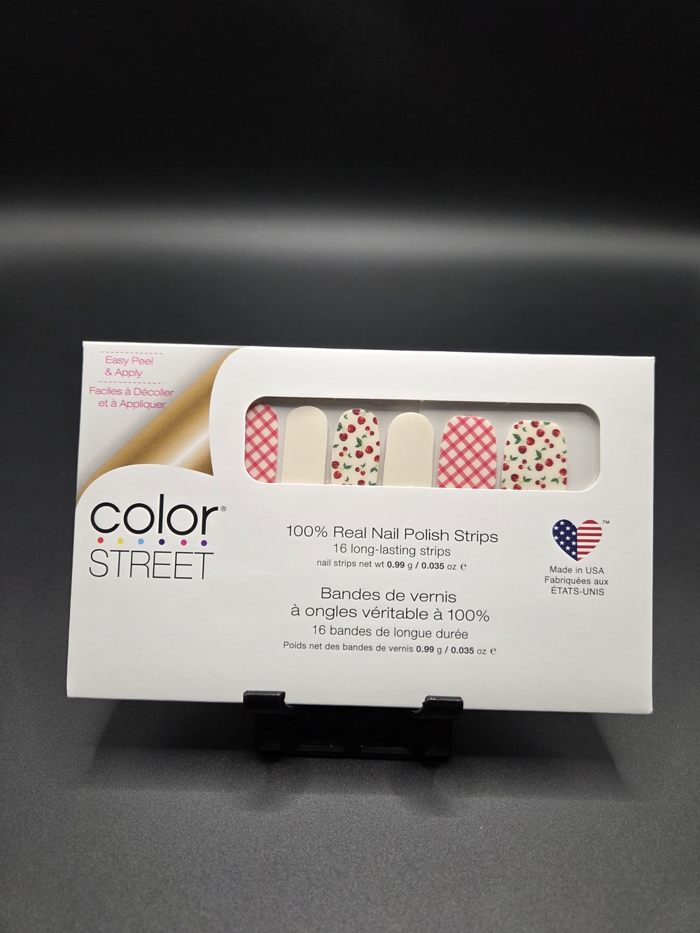 Color Street Nail Polish Strips Brand New Cherry - Picked